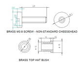 Mosskito Crankpin Bush and M0.8 Screw