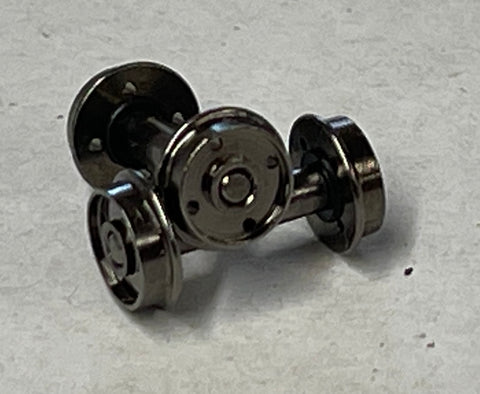 Mosskito 5.1mm dia. 009 Pony Truck wheelset (9mm gauge)