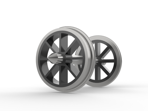 Mosskito Wheels - 9.1mm 8 Spoke TT120 (12mm Gauge)