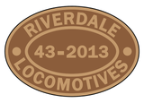 Riverdale Locomotives works plates