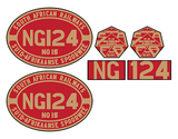 NG15 Franco-Belge loco set plates