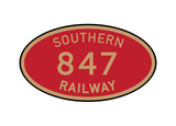 Southern Railway number plates