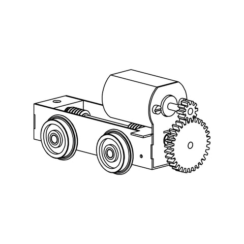 Chassis Kit, 19mm wheelbase