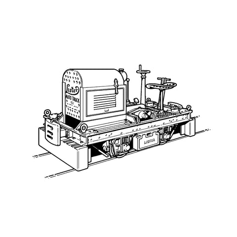 Lister type 'RT' rail truck
