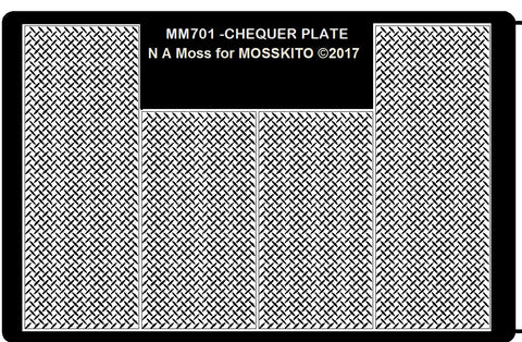 Etched Chequer Plate (7mm Scale)