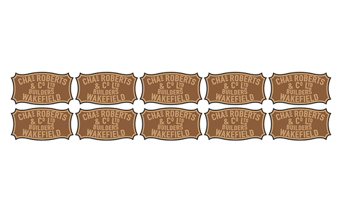 Charles Roberts wagon works plates