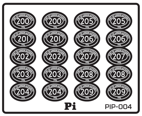 Port of London Authority number plates