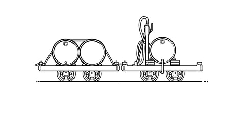 Hudson Fuel Bowser & Tank Wagon