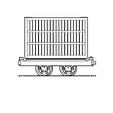 Hudson Peat/Turf Wagon (etched brass body)