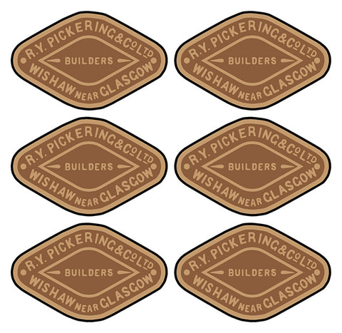 R.Y. Pickering & Cº works plates
