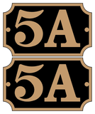 Victorian Railway NA class number plates