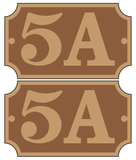 Victorian Railway NA class number plates