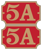Victorian Railway NA class number plates