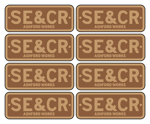 SE&CR cabside ownership plates