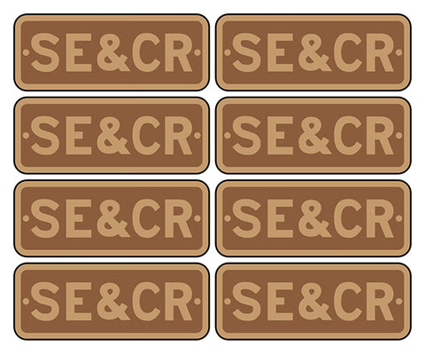 SE&CR cabside ownership plates