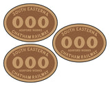 South Eastern & Chatham Railway number plates