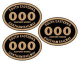 South Eastern & Chatham Railway number plates