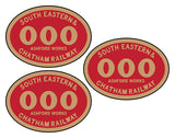 South Eastern & Chatham Railway number plates