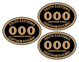 South Eastern & Chatham Railway number plates