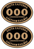 South Eastern & Chatham Railway number plates