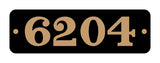 Midland / LMS style smokebox number plate