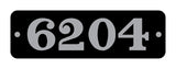Midland / LMS style smokebox number plate