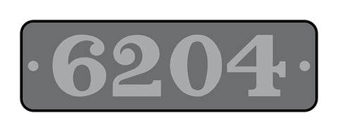 Midland / LMS style smokebox number plate