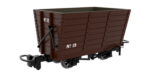 All-Purpose 009 wagons - Wooden Coal Hopper