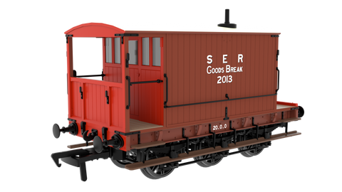 SECR 20t 6-Wheel Brake Van