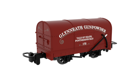 All-Purpose 009 wagons - Gunpowder Van - run 2