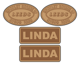 Ffestiniog Railway 'Linda' loco set plates