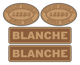 Ffestiniog Railway 'Blanche' loco set plates