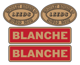 Ffestiniog Railway 'Blanche' loco set plates