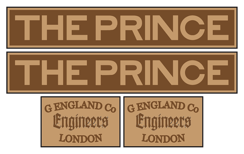 Ffestiniog Railway 'The Prince' loco set plates