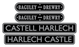 Ffestiniog Railway 'Harlech Castle / Castell Harlech'  loco set plates