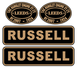 Hunslet 'Russell' (WHR) loco set plates