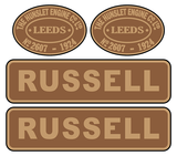 Hunslet 'Russell' (WHR) loco set plates