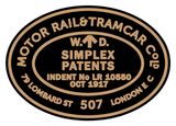 Simplex WDLR works plates