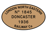 LNER works plates