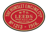 Hunslet works plates (WDLR style)