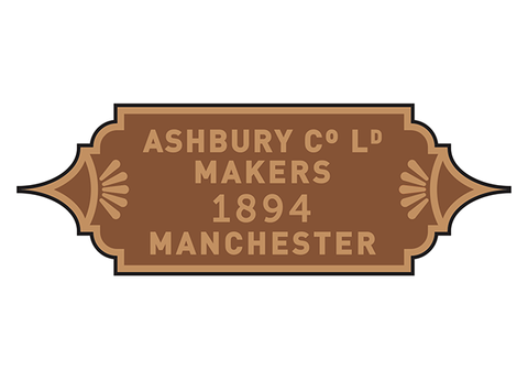 Ashbury Railway Carriage & Iron Company works plates