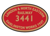 LNER smaller works plates