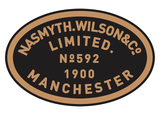 Nasmyth Wilson works plates (earlier style)