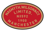 Nasmyth Wilson works plates (earlier style)