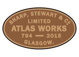 Sharp, Stewart works plates (later style)