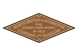 North British works plates (Dúbs style)