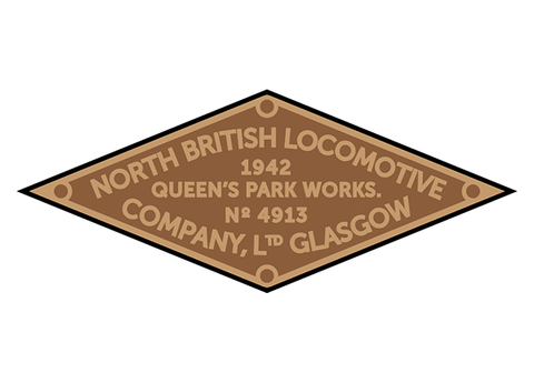 North British works plates (Dúbs style)
