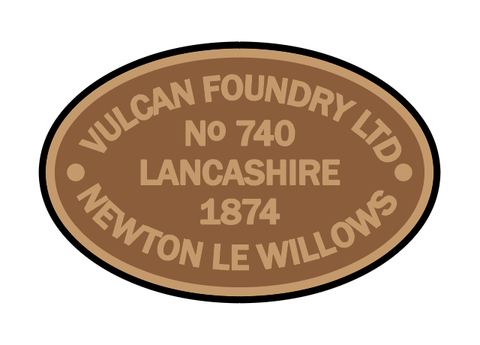 Vulcan works plates (earlier style)