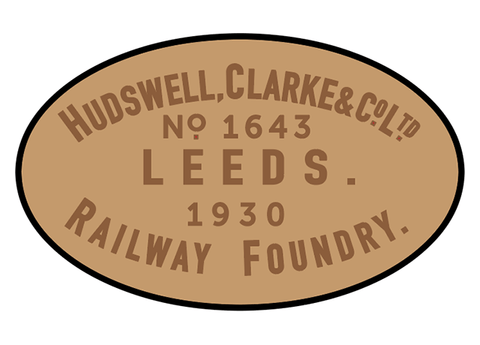 Hudswell, Clarke works plates