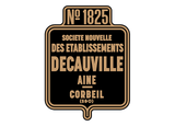 Decauville works plates (shield style)
